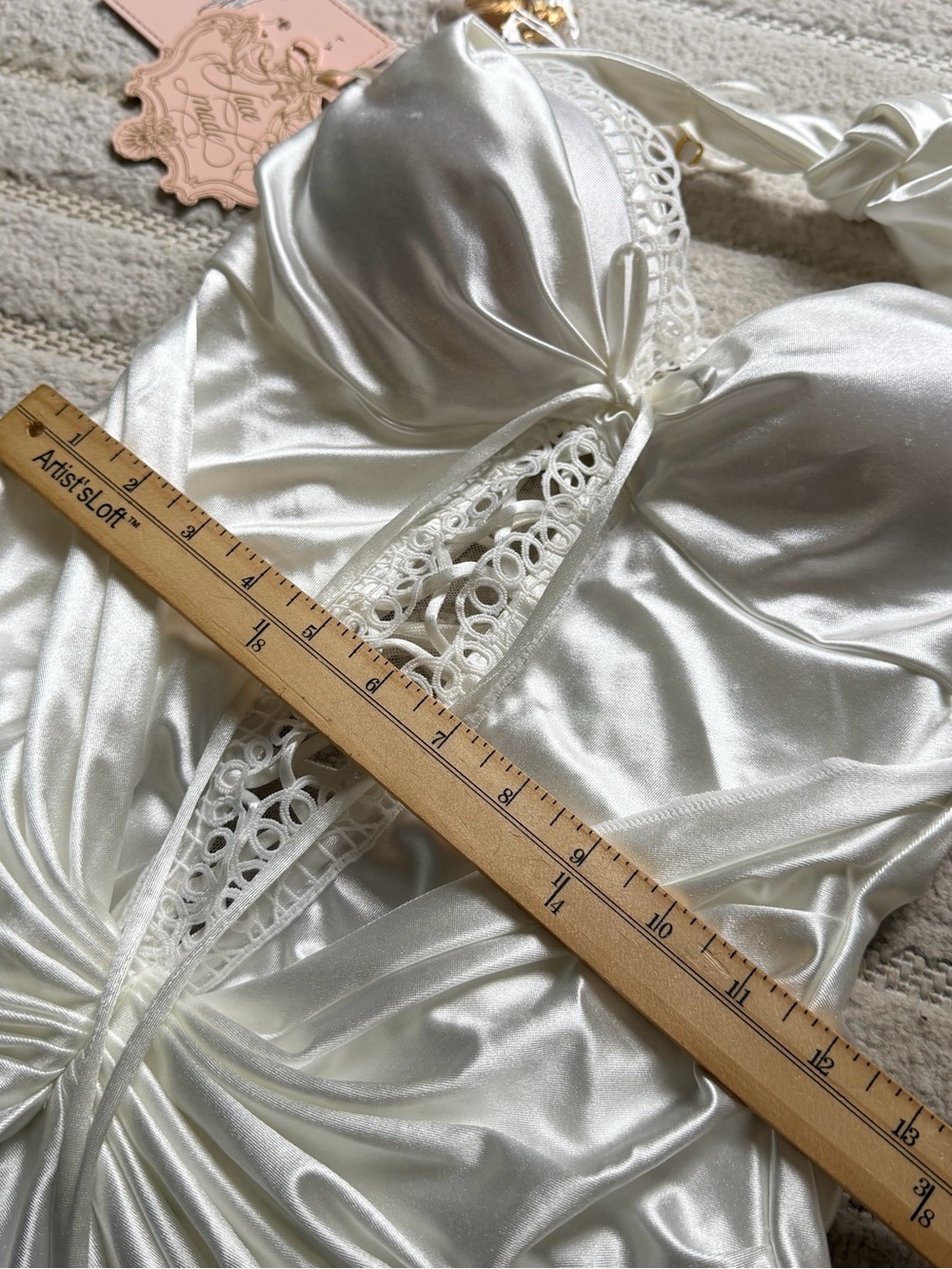 LaceMade St. Phoenix Corset Dress size Small Bride Wedding Fairy Regency Party - Picture 12 of 16